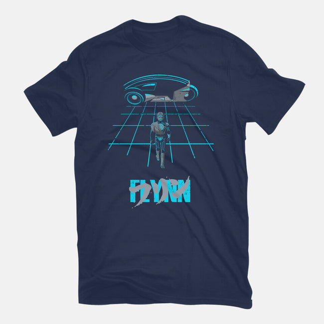 The Grid Rider-Unisex-Basic-Tee-retrodivision