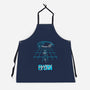 The Grid Rider-Unisex-Kitchen-Apron-retrodivision