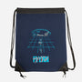 The Grid Rider-None-Drawstring-Bag-retrodivision