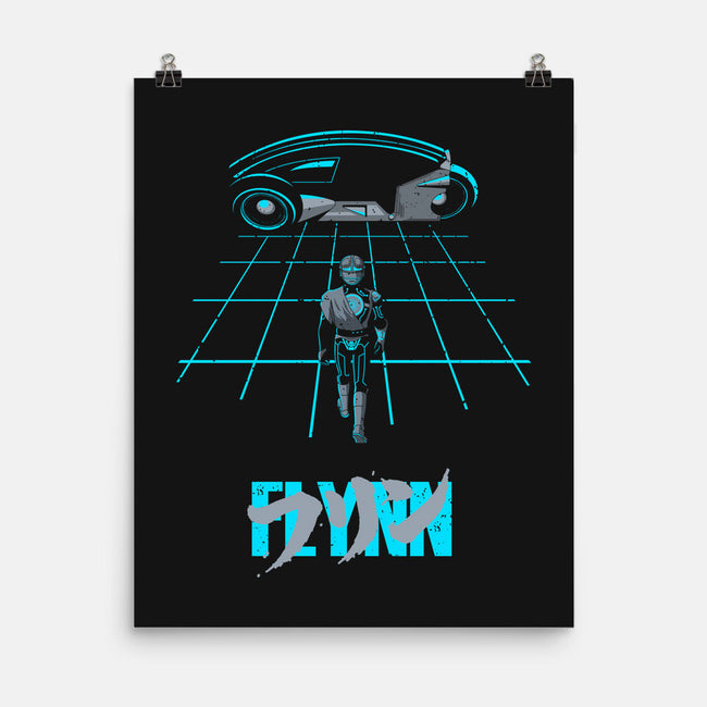 The Grid Rider-None-Matte-Poster-retrodivision