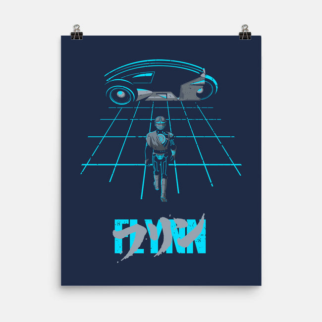 The Grid Rider-None-Matte-Poster-retrodivision