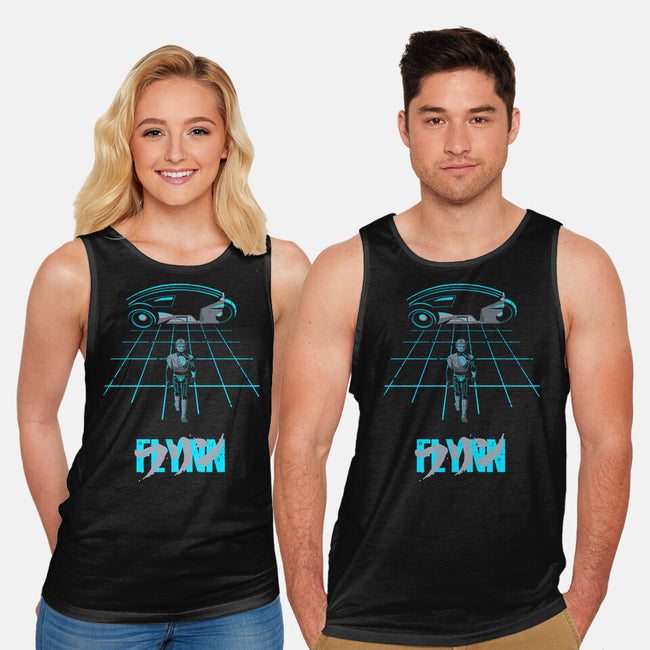 The Grid Rider-Unisex-Basic-Tank-retrodivision