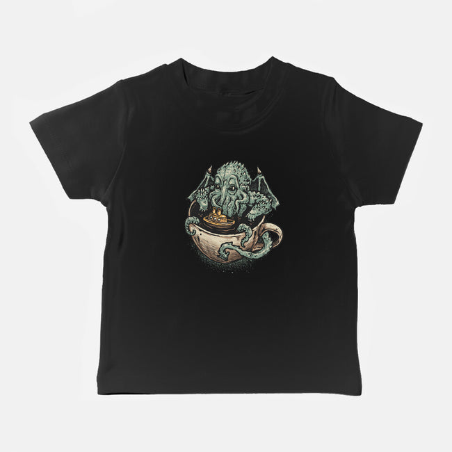 Coffee Now Destruction Later-Baby-Basic-Tee-glitchygorilla