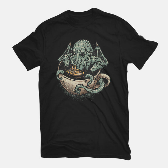 Coffee Now Destruction Later-Unisex-Basic-Tee-glitchygorilla