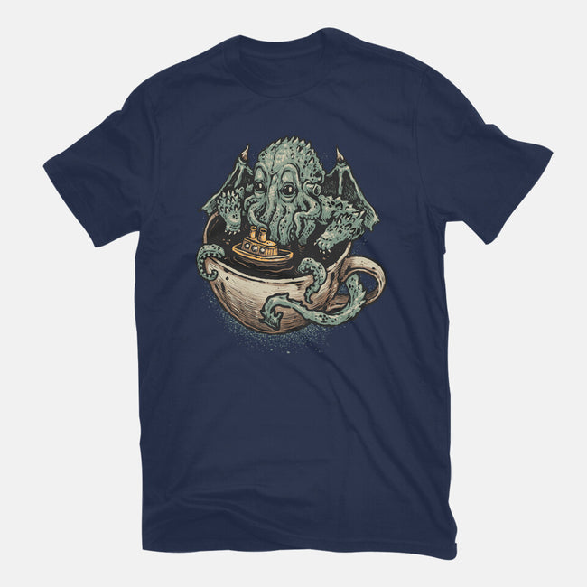 Coffee Now Destruction Later-Unisex-Basic-Tee-glitchygorilla