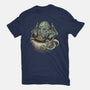 Coffee Now Destruction Later-Unisex-Basic-Tee-glitchygorilla