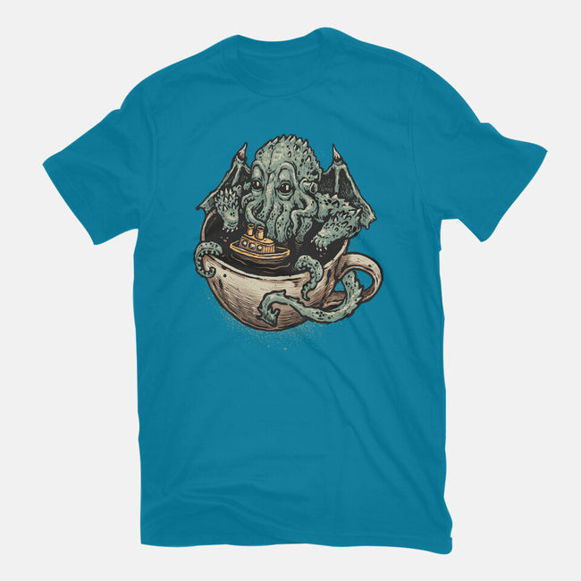 Coffee Now Destruction Later-Unisex-Basic-Tee-glitchygorilla