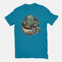 Coffee Now Destruction Later-Unisex-Basic-Tee-glitchygorilla