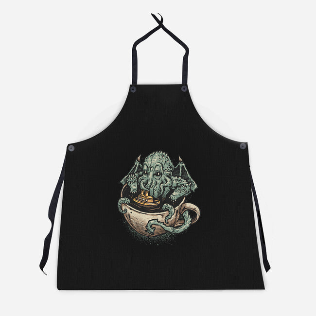 Coffee Now Destruction Later-Unisex-Kitchen-Apron-glitchygorilla