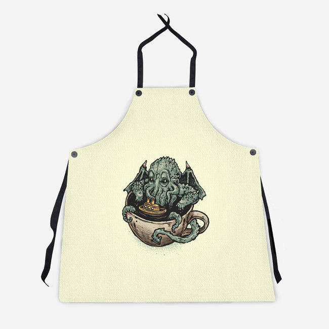 Coffee Now Destruction Later-Unisex-Kitchen-Apron-glitchygorilla