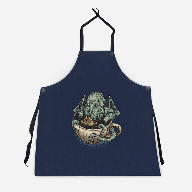 Coffee Now Destruction Later-Unisex-Kitchen-Apron-glitchygorilla