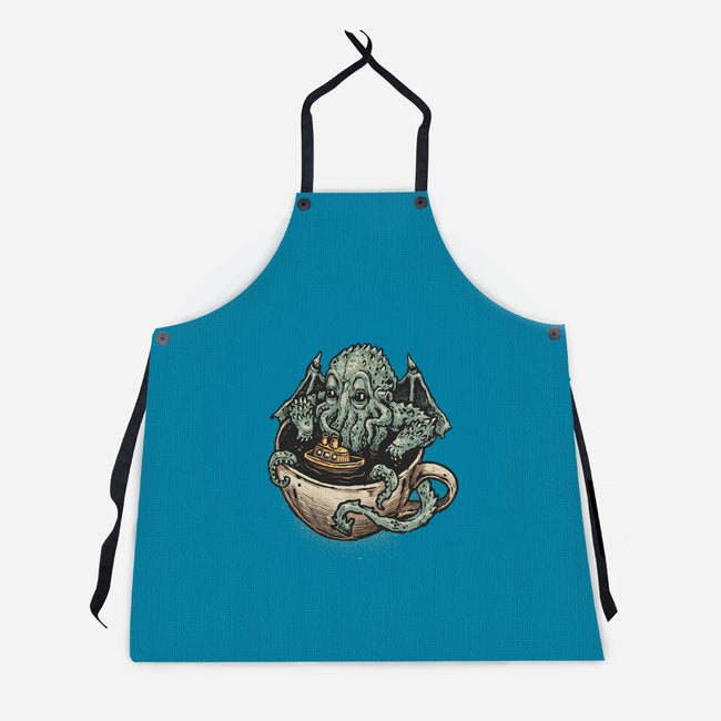 Coffee Now Destruction Later-Unisex-Kitchen-Apron-glitchygorilla