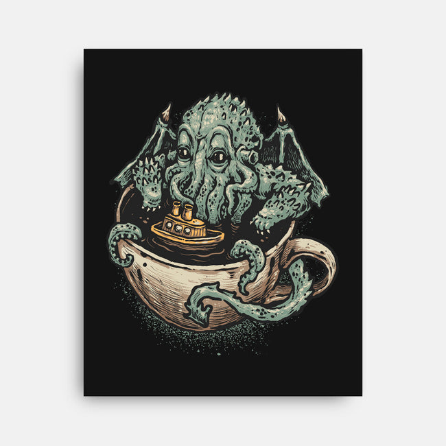 Coffee Now Destruction Later-None-Stretched-Canvas-glitchygorilla