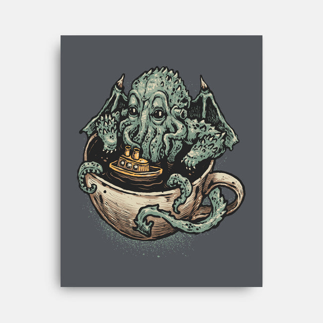 Coffee Now Destruction Later-None-Stretched-Canvas-glitchygorilla