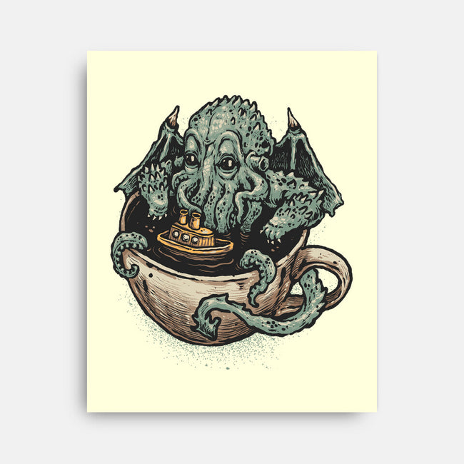 Coffee Now Destruction Later-None-Stretched-Canvas-glitchygorilla