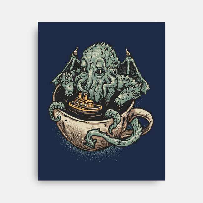 Coffee Now Destruction Later-None-Stretched-Canvas-glitchygorilla