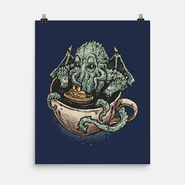 Coffee Now Destruction Later-None-Matte-Poster-glitchygorilla