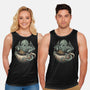 Coffee Now Destruction Later-Unisex-Basic-Tank-glitchygorilla