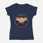It Was Aliens-Womens-V-Neck-Tee-glitchygorilla