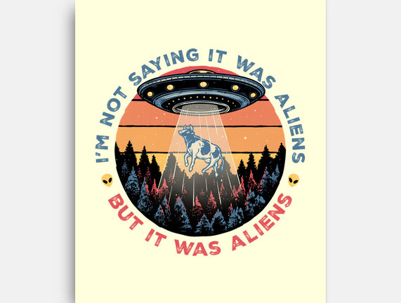 It Was Aliens