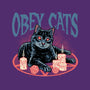 Obey All Cats-None-Drawstring-Bag-glitchygorilla
