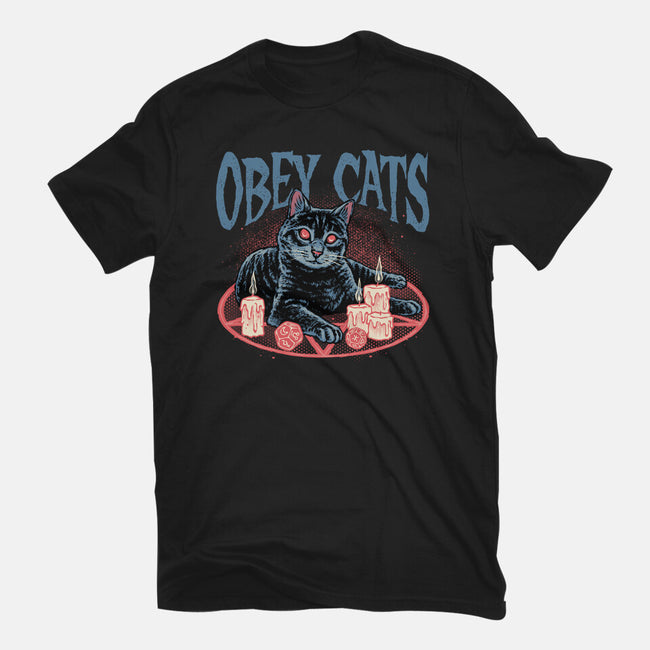 Obey All Cats-Youth-Basic-Tee-glitchygorilla