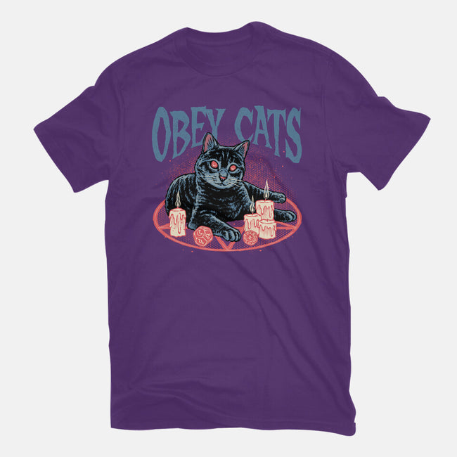 Obey All Cats-Womens-Fitted-Tee-glitchygorilla
