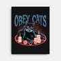 Obey All Cats-None-Stretched-Canvas-glitchygorilla