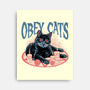 Obey All Cats-None-Stretched-Canvas-glitchygorilla