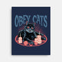 Obey All Cats-None-Stretched-Canvas-glitchygorilla