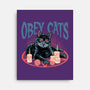 Obey All Cats-None-Stretched-Canvas-glitchygorilla