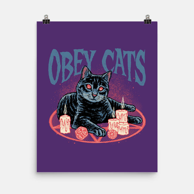 Obey All Cats-None-Matte-Poster-glitchygorilla