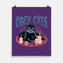 Obey All Cats-None-Matte-Poster-glitchygorilla