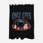Obey All Cats-None-Polyester-Shower Curtain-glitchygorilla