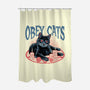Obey All Cats-None-Polyester-Shower Curtain-glitchygorilla