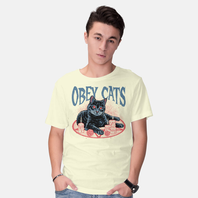 Obey All Cats-Mens-Basic-Tee-glitchygorilla