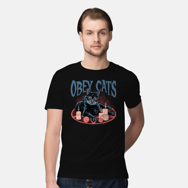 Obey All Cats-Mens-Premium-Tee-glitchygorilla