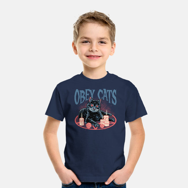 Obey All Cats-Youth-Basic-Tee-glitchygorilla