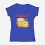 Butter Together-Womens-V-Neck-Tee-dandingeroz
