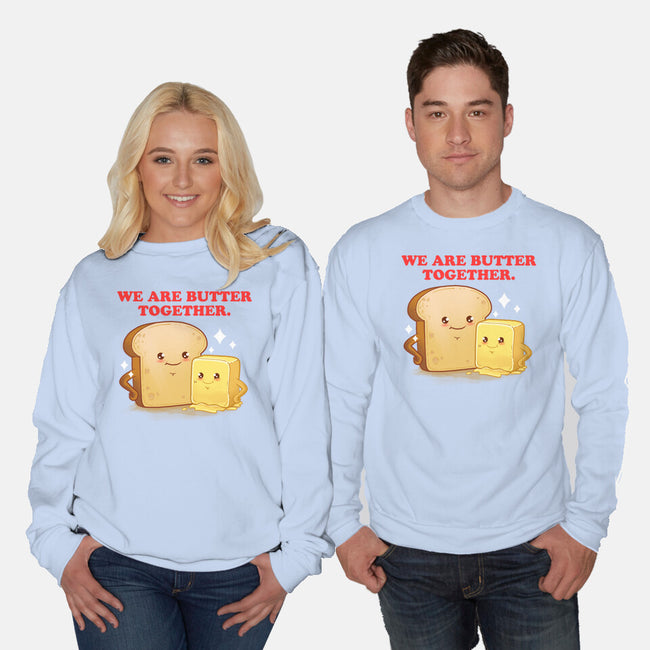 Butter Together-Unisex-Crew Neck-Sweatshirt-dandingeroz