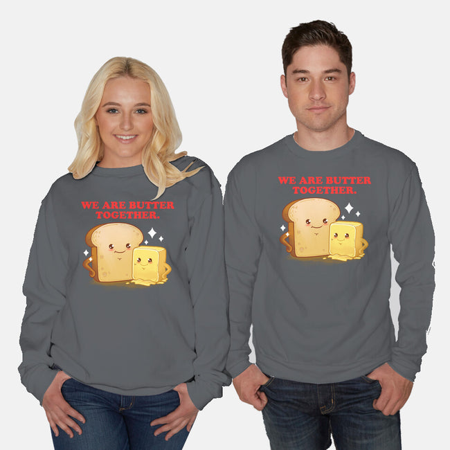 Butter Together-Unisex-Crew Neck-Sweatshirt-dandingeroz