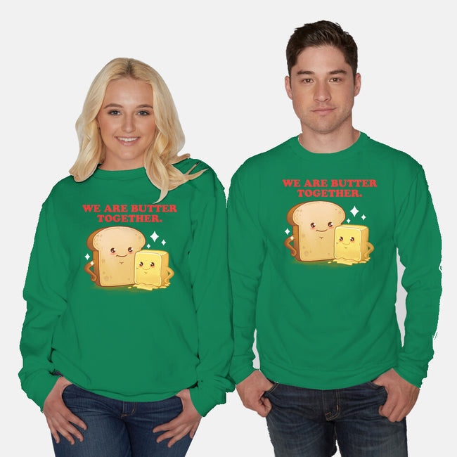 Butter Together-Unisex-Crew Neck-Sweatshirt-dandingeroz
