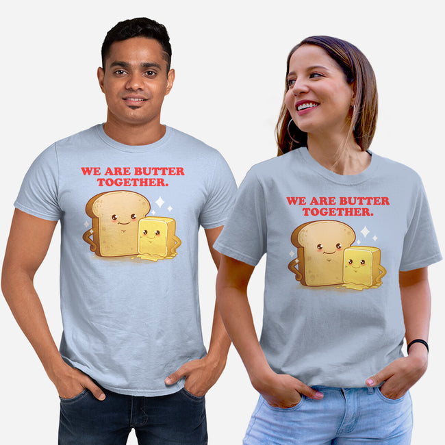 Butter Together-Unisex-Basic-Tee-dandingeroz