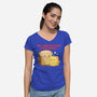Butter Together-Womens-V-Neck-Tee-dandingeroz