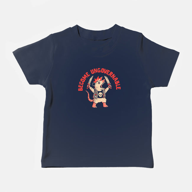 Can't Cause Chaos-Baby-Basic-Tee-eduely