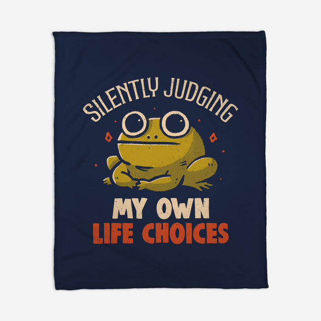 Silently Judging My Own Life Choices-None-Fleece-Blanket-koalastudio