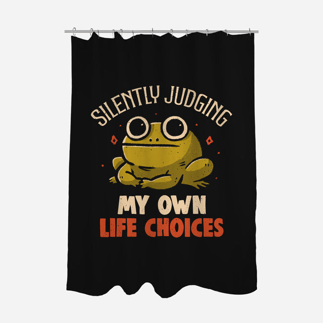 Silently Judging My Own Life Choices-None-Polyester-Shower Curtain-koalastudio