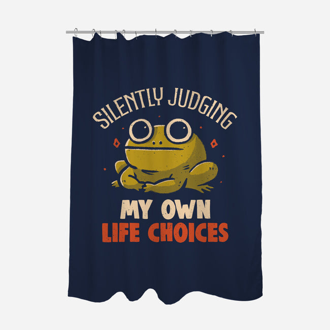 Silently Judging My Own Life Choices-None-Polyester-Shower Curtain-koalastudio
