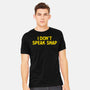 I Don't Speak Snap-Mens-Heavyweight-Tee-teesgeex