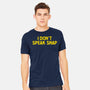 I Don't Speak Snap-Mens-Heavyweight-Tee-teesgeex